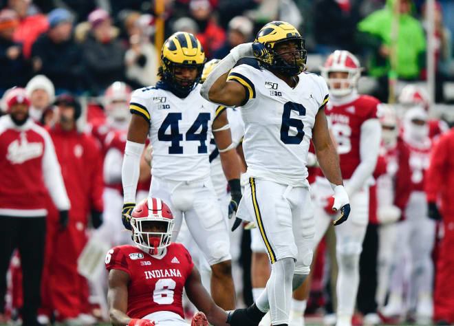Michigan Wolverines football linebacker Josh Uche