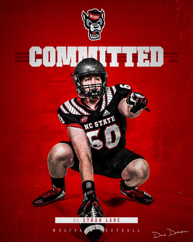 No. 60 Ethan Lane is an incoming freshman from the 2020 Wolfpack class. 