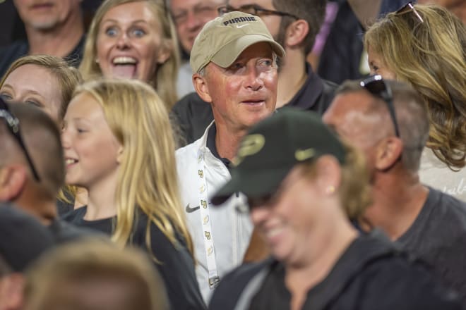 Purdue president Mitch Daniels