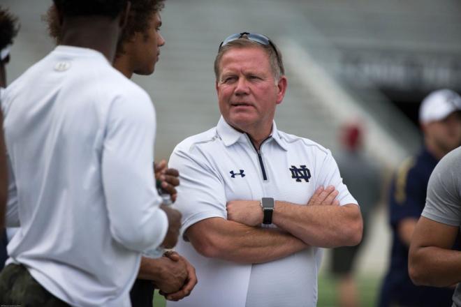 Brian Kelly's 226 career wins are now the most among coaches in the FBS, but with a caveat.