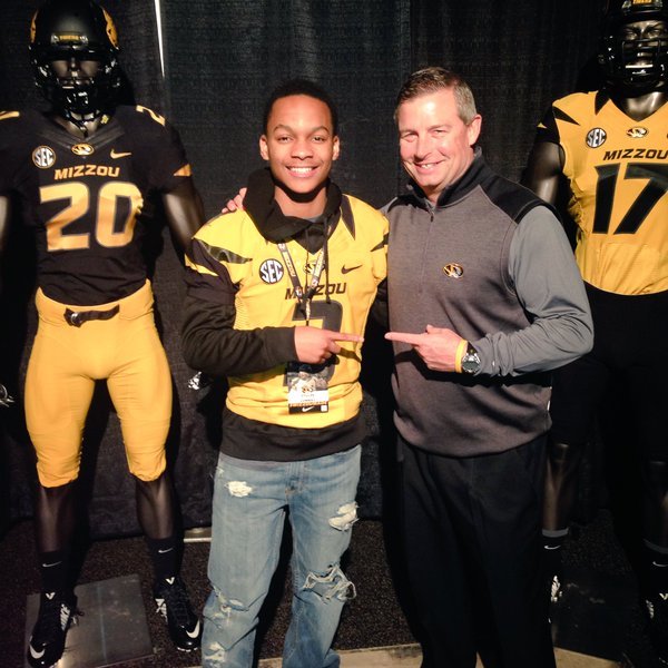 Conway visited Columbia for Missouri's junior day this winter