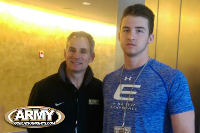 Gabe Schappell with Coach John Loose who has handled his recruiting 