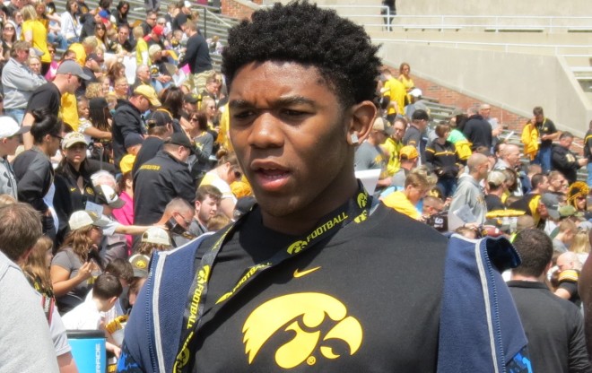 Chauncey Golston is making the move to Iowa City on June 12.