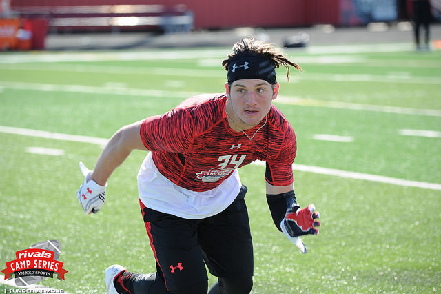 Ty Thomas at the Dallas event of the Rivals Camp Series Presented by Under Armour