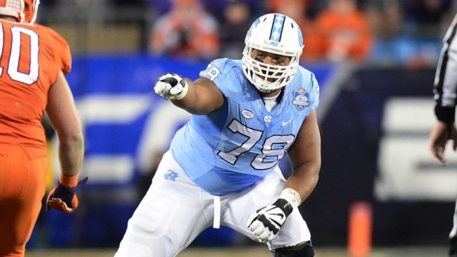 Landon Turner did his part fo continues UNC's a long tradition of developing terrific offensive linemen.