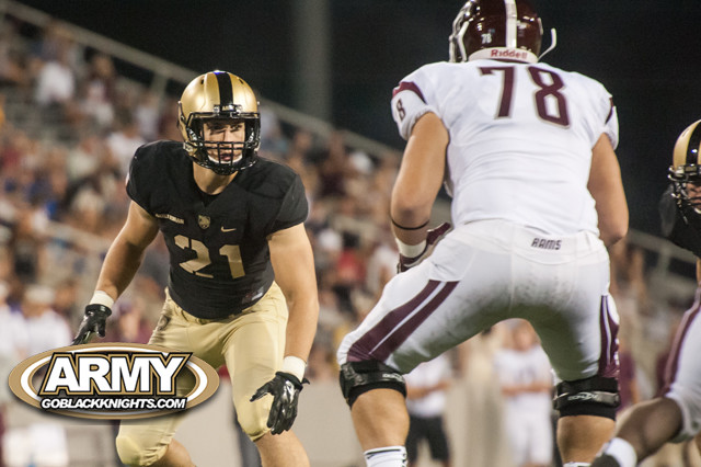Junior Alex Aukerman is once again holding down the No. 1 spot at the Sam LB position