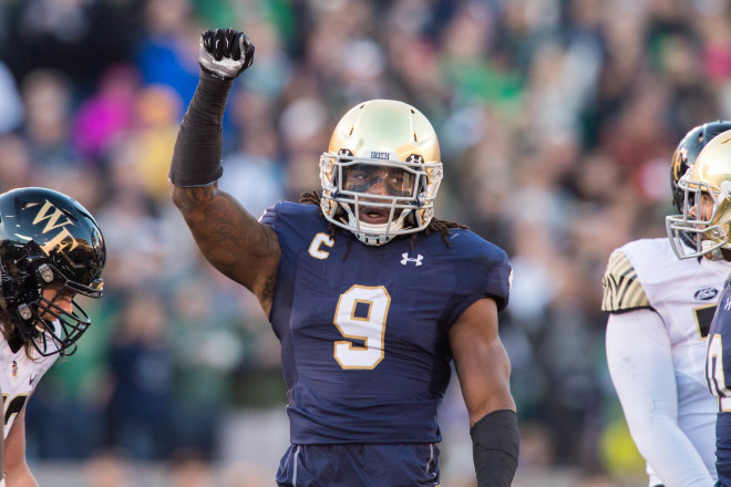 Jaylon Smith, a former consensus top-10 pick, could go anywhere in the NFL Draft this weekend.