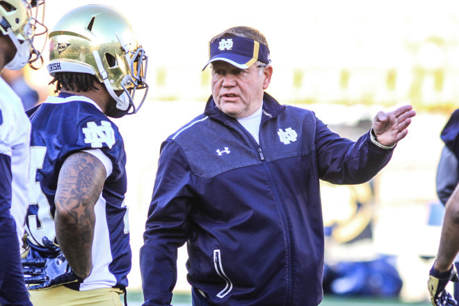 Brian Kelly has seen six of his players drafted in the first round since 2012.