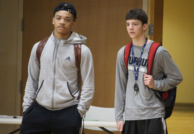 Tommy Luce (right) joins Carsen Edwards as Purdue's two current freshmen on its roster.