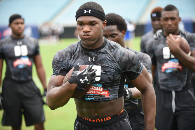 Cam Akers will be one of several Bulldog targets at this week's Five-Star Challenge.