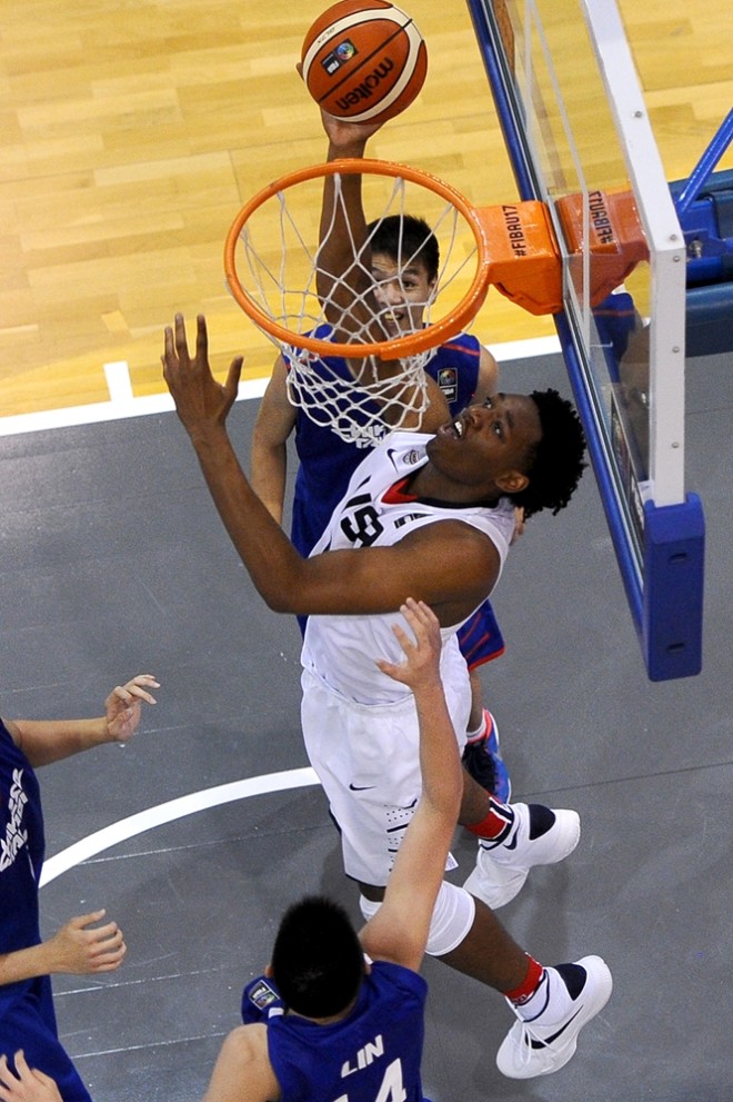 Wiley with two of his 12 points against Taiwan on Thursday.