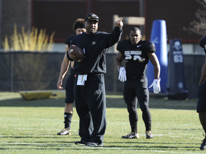 Darian Hagan has been a member of the Buffaloes' football staff in some capacity since 2005.