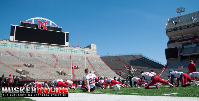 Saturday was the only time Nebraska has done any live to the ground scrimmaging this spring. 