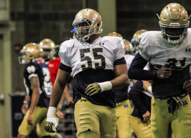 Bonner has moved around on the Irish defensive line and hopes to earn an increased role in 2016.