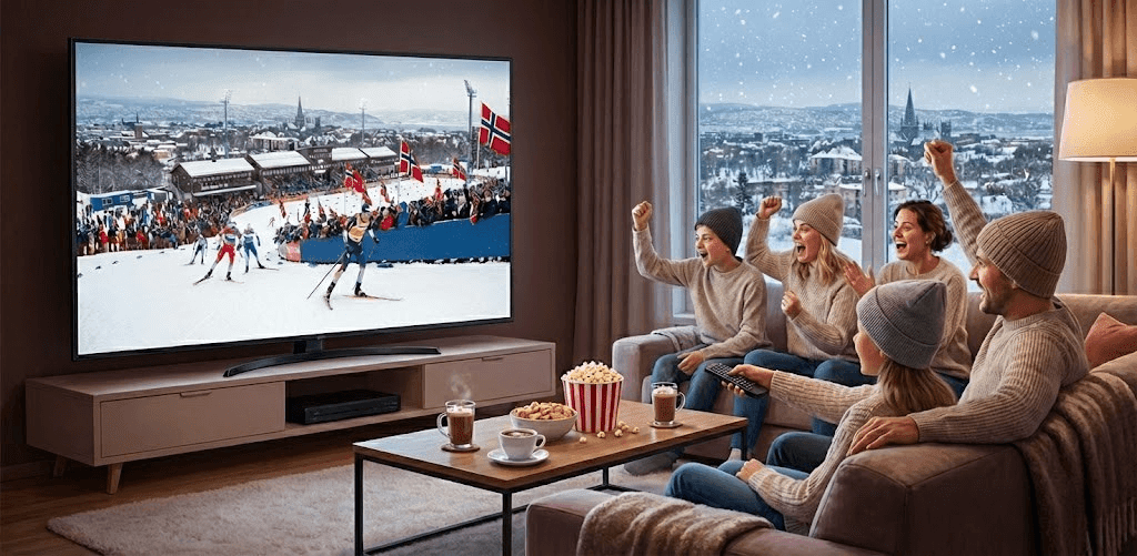 Världscupen i Längdskidor Trondheim på TV