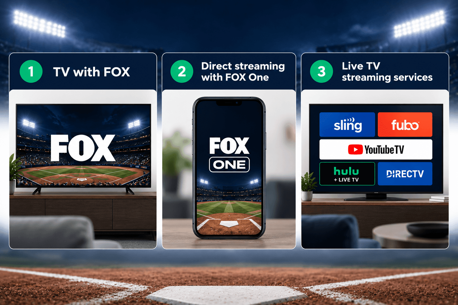 Ways to watch the 2026 World Series: FOX on TV, FOX One via direct streaming, and live TV streaming services