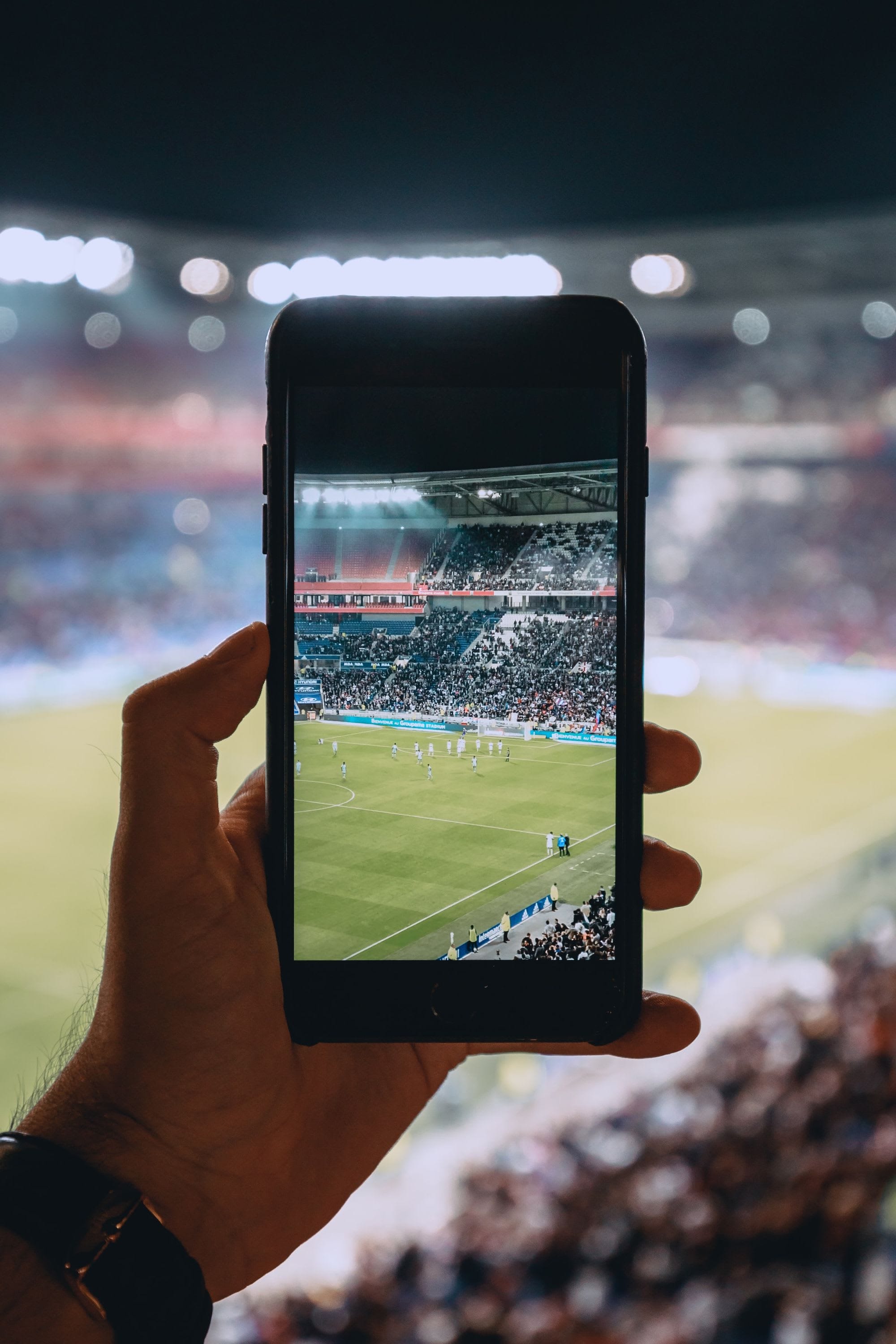 Mobile watching sports