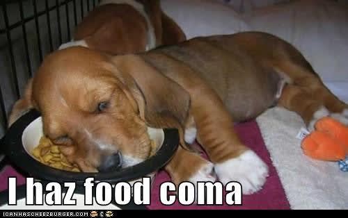 food coma