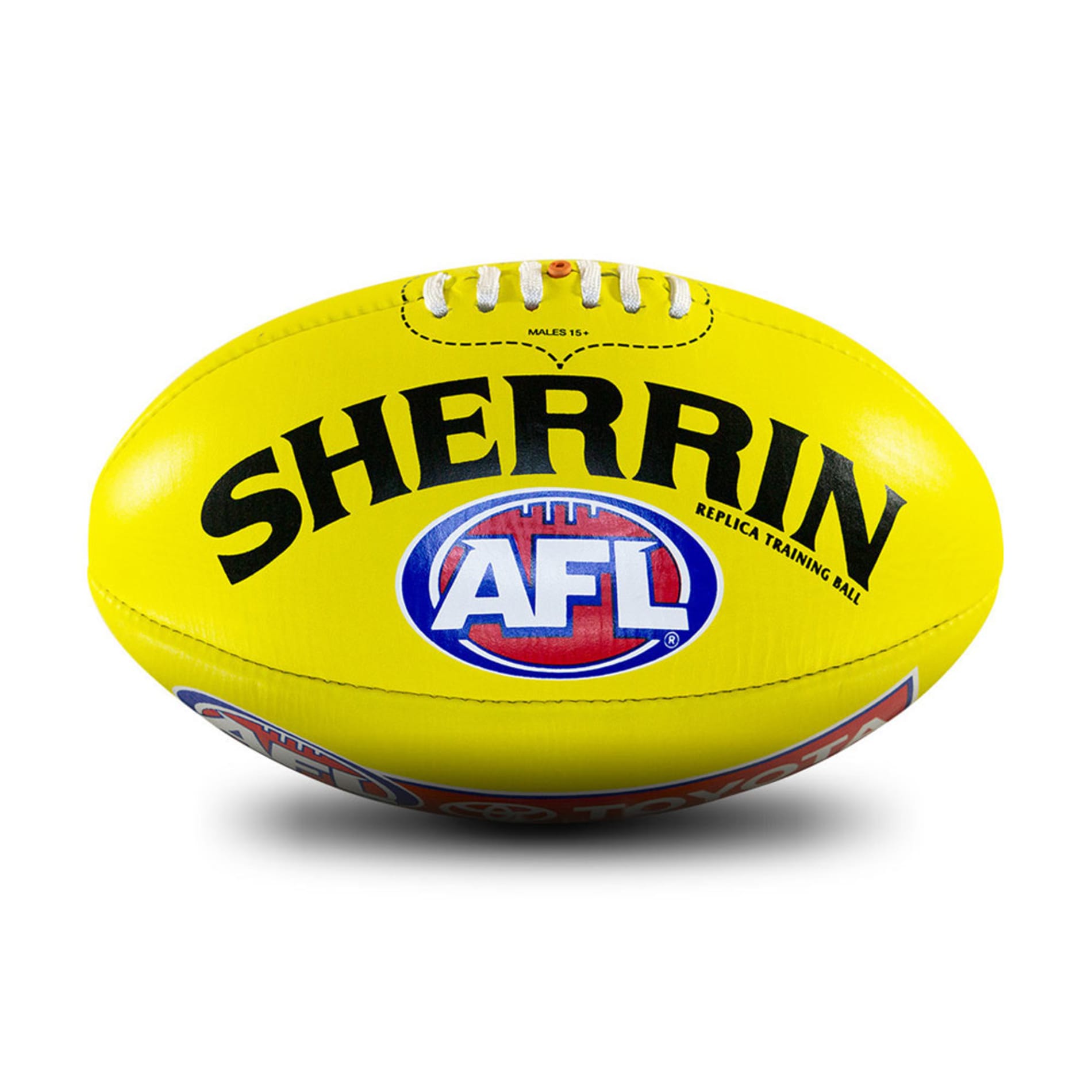 AFL Replica Training Ball Yellow Size 4