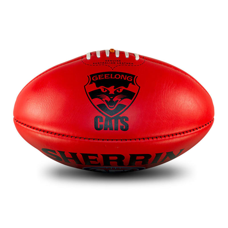 AFL Team Leather Ball - Geelong