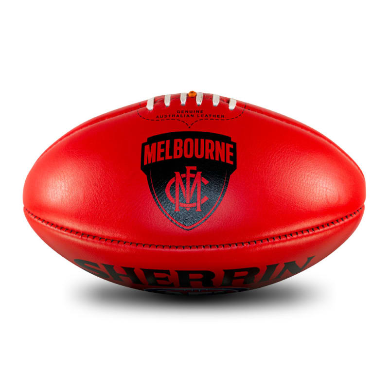AFL Team Leather Ball - Melbourne