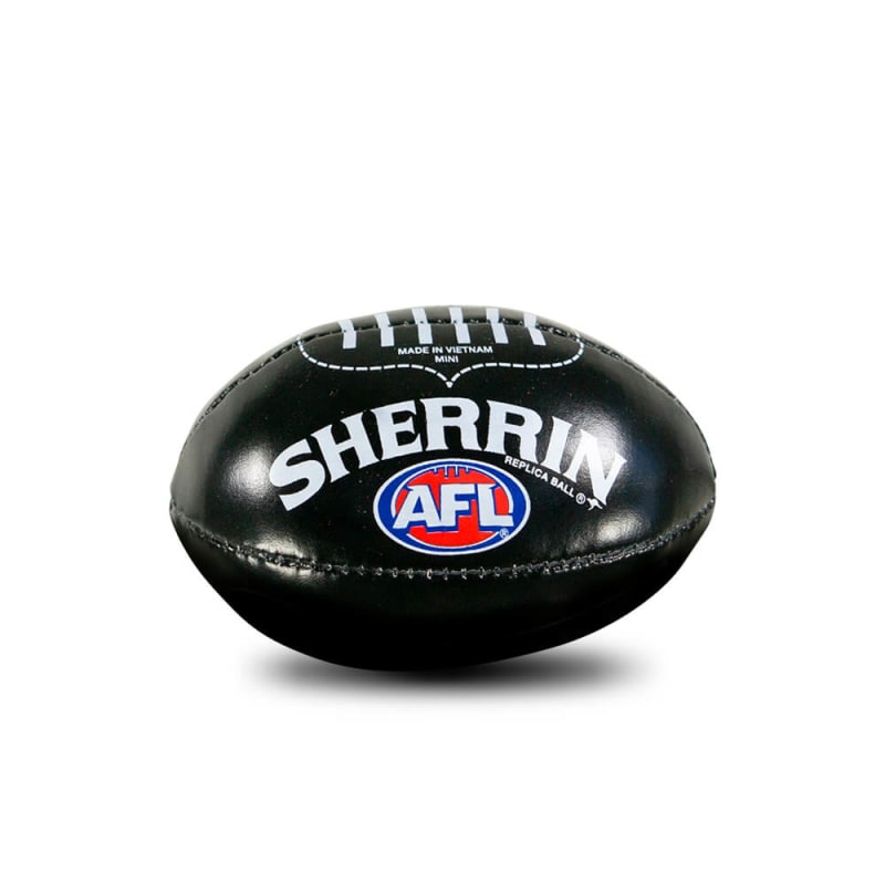 AFL Soft Black Mini Football