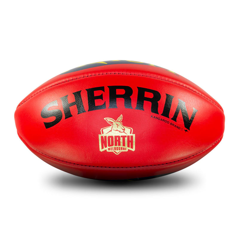 North Melbourne Kangaroos Junior AFL Size 5 Football Sherrin 