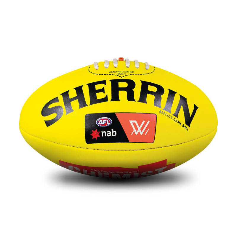 AFLW Replica Game Ball - Yellow