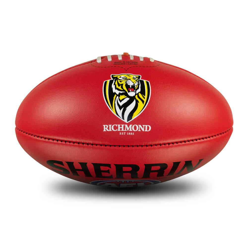 AFL Team Leather Ball Richmond Tigers