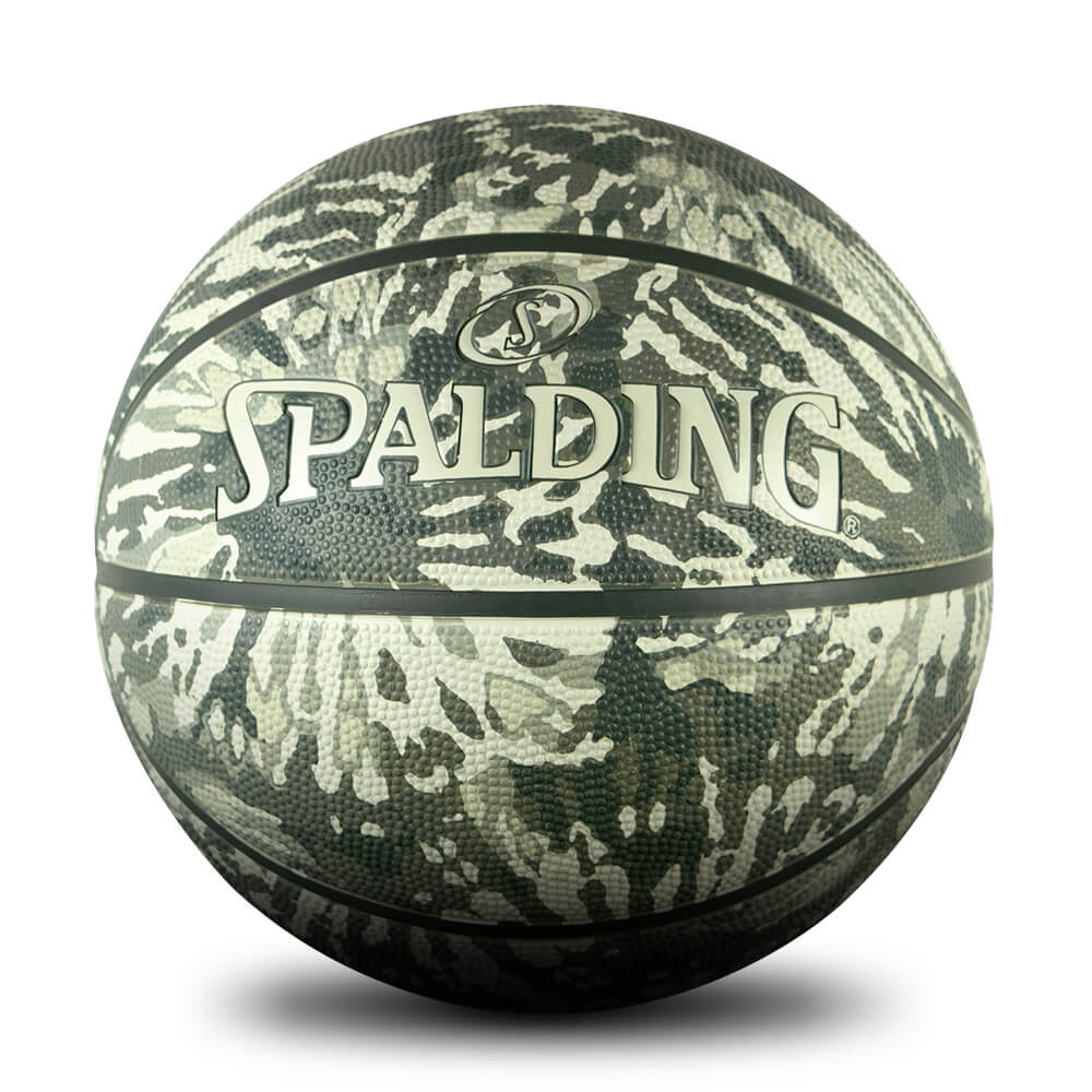 Black Tie Dye Rubber Outdoor Basketball