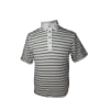 Ashworth Mens 3 Tone Striped Polo Shirt
