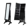 Homegear Mirrored Jewellery Cabinet with Stand