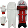 Woodworm Cricket Batting Gloves / Pads Mens Right Hand Set