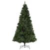 Homegear Deluxe 7.5ft Artificial Christmas Tree with Metal Stand