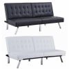 Homegear Furniture Futon Sofa Bed Split Back Couch
