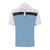 Woodworm Golf Shirts - 3 Pack - Tour Panel Polos - Mens - Blue
