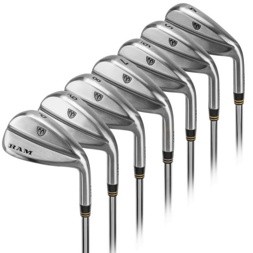 Ram Golf FX77 Stainless Steel Players Distance Iron Set 4-PW, MRH