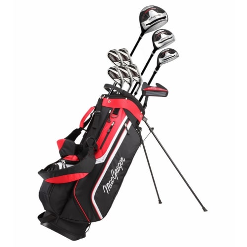 confidence golf mens power v3 club set and stand bag