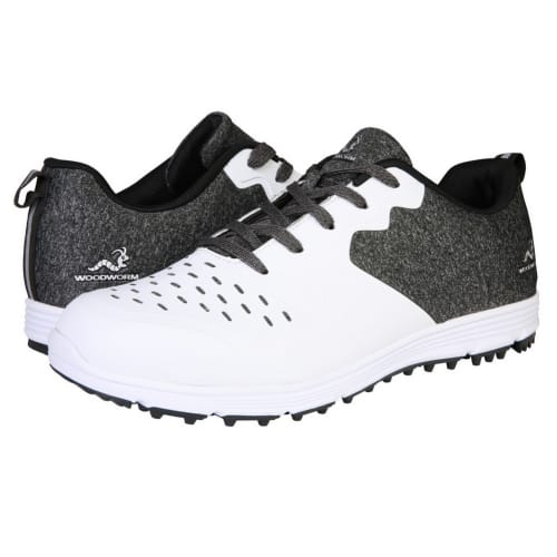 Woodworm Golf Sense Spikeless Golf Shoes, Mens, White/Black