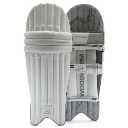 Woodworm Cricket Wand Flame Batting Pads Leg Guards, Ambidextrous, Boys
