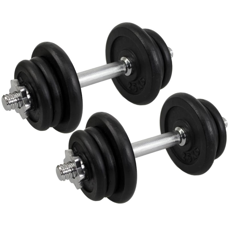 Confidence 25kg Dumbbell Weights Set