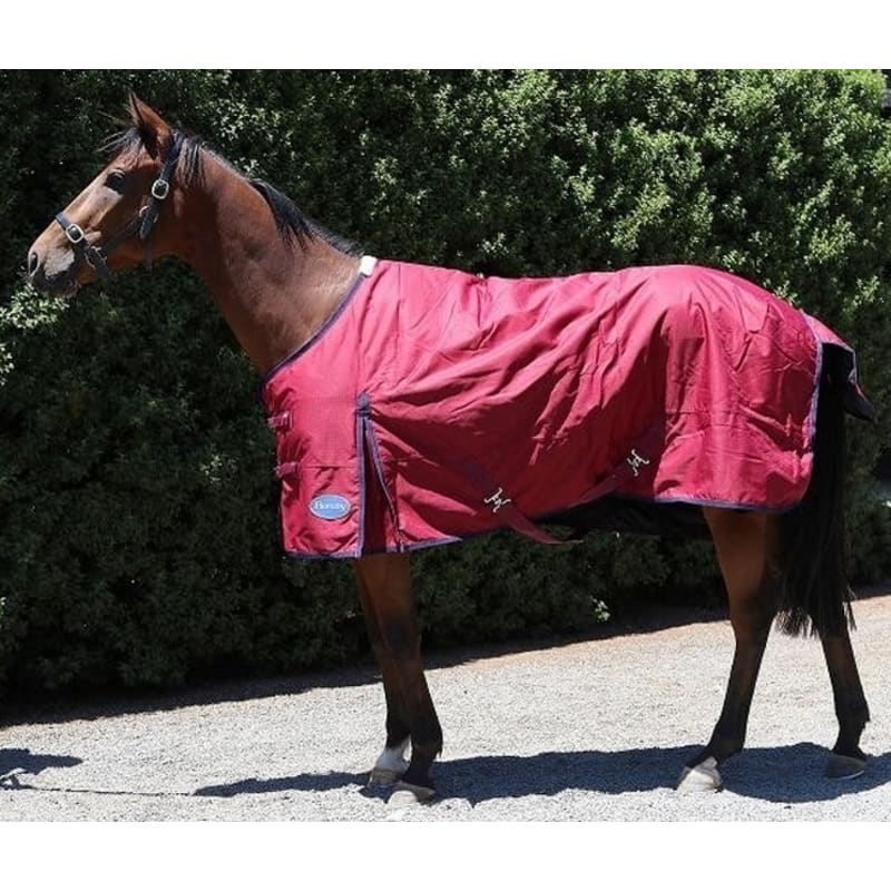 Barnsby 600D Equestrian Waterproof Horse Winter Blanket / Turnout Rug - Standard Neck Plum