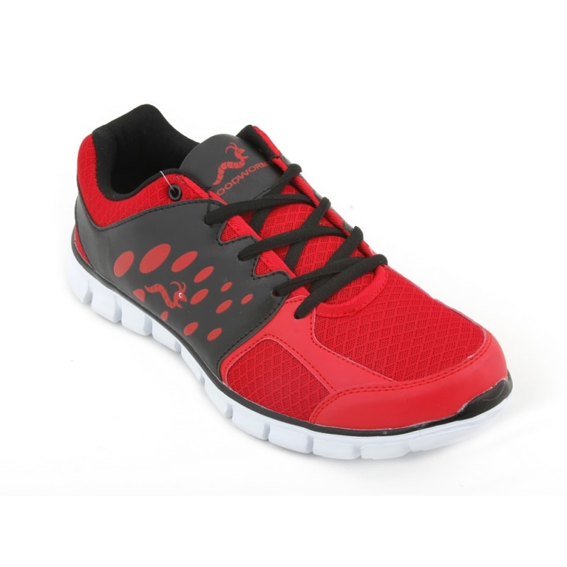 Woodworm EZR Mens Running Shoes / Trainers - Red