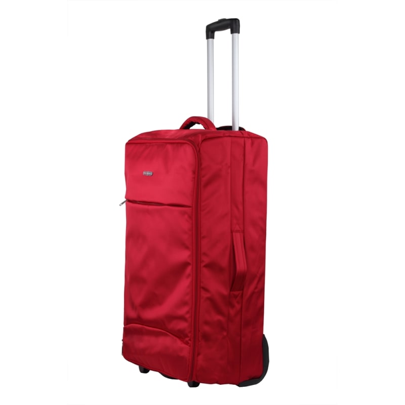 Swiss Case 28” Lightweight Folding Suitcase Red