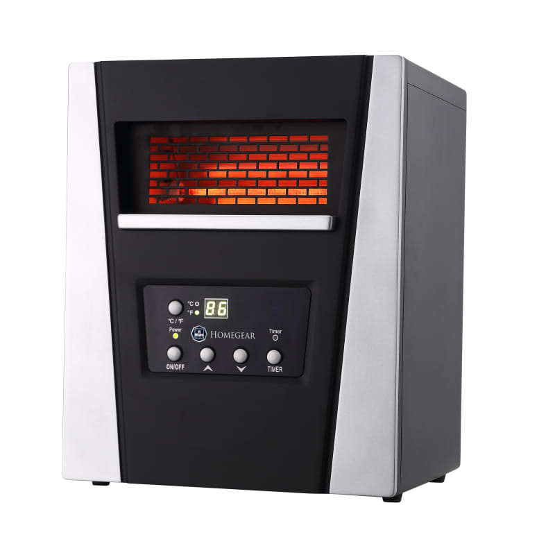 Open Box Homegear 1500w Compact Infrared Space Cabinet Heater Just