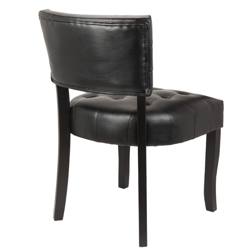 Featured image of post Black Faux Leather Accent Chair / Snow white the munoz swivel accent chair captivates with its modern lines and intricate accented tufting, featuring faux leather upholstery and tufted sides exemplifies.