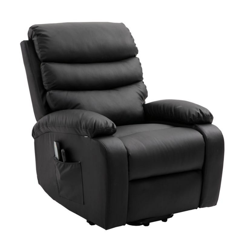 Open Box Homegear Pu Leather Power Lift Electric Recliner Chair With Massage Heat And Vibration 1735