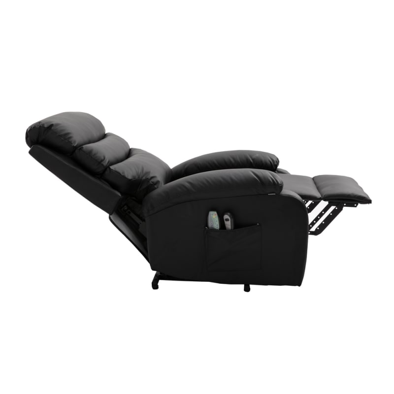 Open Box Homegear Pu Leather Power Lift Electric Recliner Chair With Massage Heat And Vibration 7010