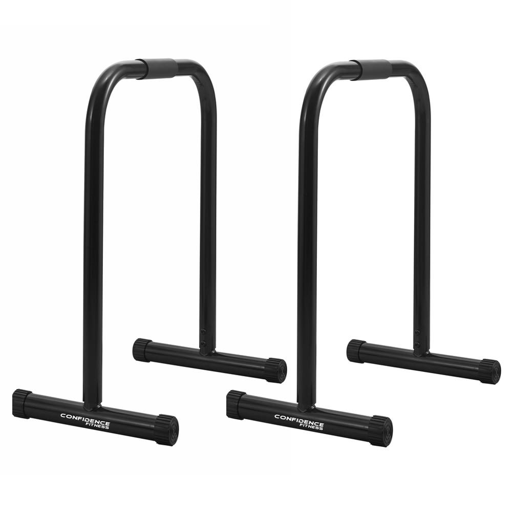 Confidence Fitness Parallette Dip Bars Steel Dip Station GetFit.co.uk