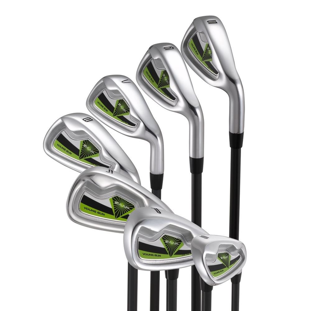 Young Gun ZAAP Junior Golf Irons Green Ages 1214 The Sports HQ
